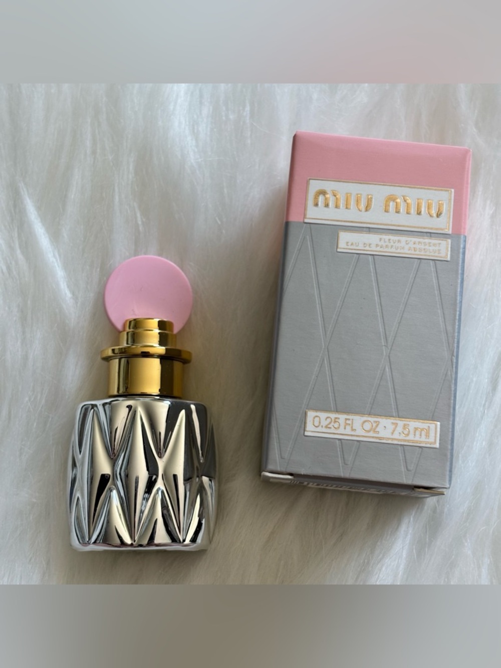 Miu Miu Fleur d'Argent Eau de Parfum Absolue 7.5 ml mini size sample women NEW